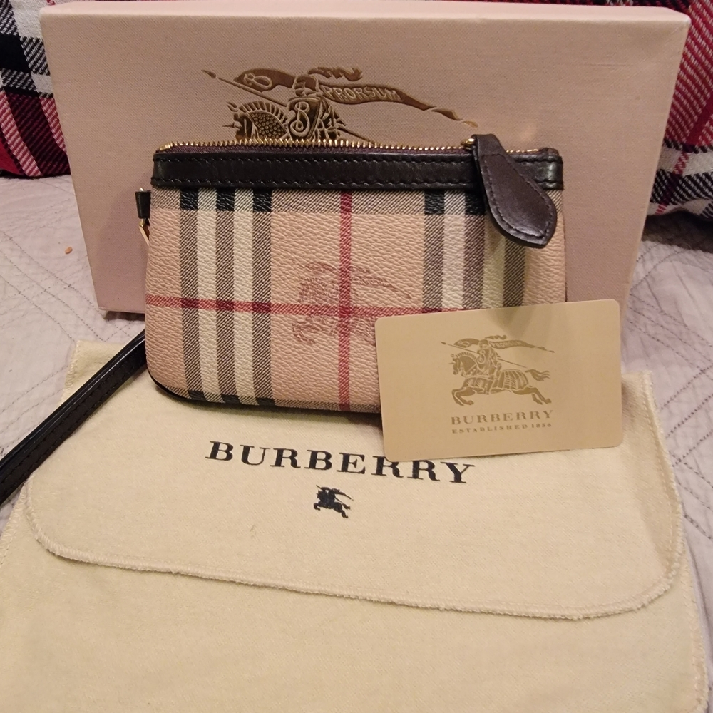 Burberry wristlet